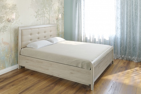 Кровать с мягким изголовьем (1,4*2,0) КР-1032