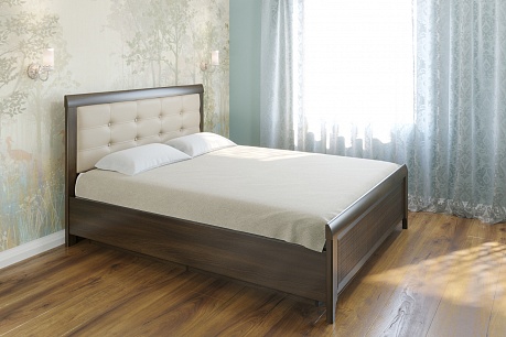 Кровать с мягким изголовьем (1,4*2,0) КР-1032