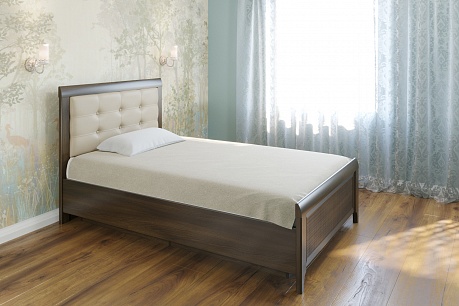 Кровать с мягким изголовьем (1,2*2,0) КР-1031