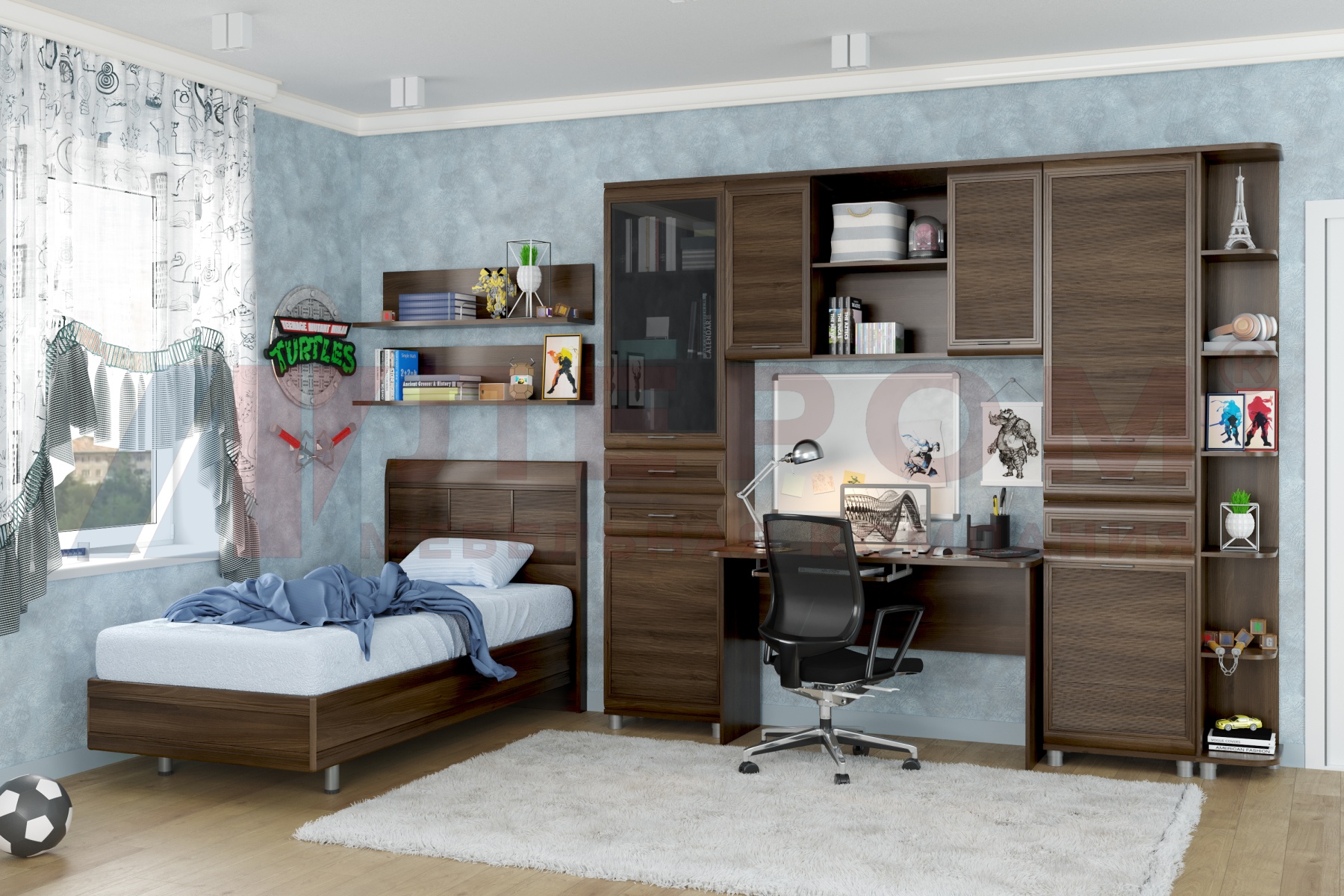 Полка ПЛ-2604 Камелия, Грейс