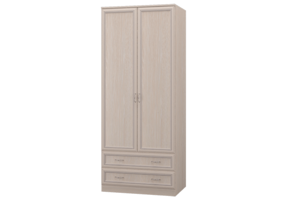 Шкаф 2-х дверный с ящиками Верона Спальный гарнитур (дуб атланта)