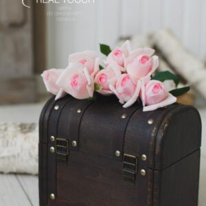 REAL TOUCH Роза полуоткрытая Весна (Розовый)