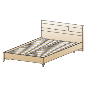 Кровать (1,2*2,0) КР-2861
