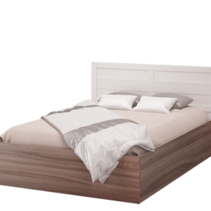 Кровать Лестер Спальный гарнитур (без основания) (Ясень Шимо темный/бодега светлый)