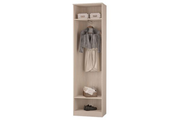 Шкаф для одежды Верона (с выдвижной штангой) Прихожая (600) (дуб атланта)