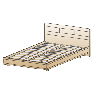 Кровать (1,4*2,0) КР-2802