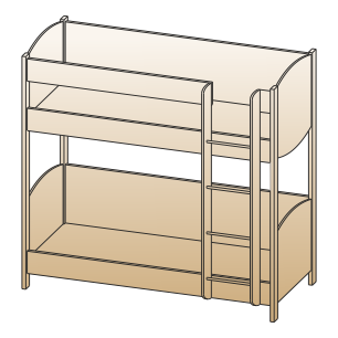 Кровать (0,9х1,9) КР-123 Карина
