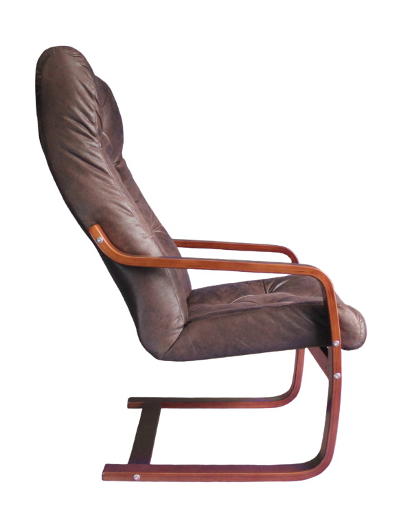 Кресло для отдыха Магнат (замша Шоколад)
