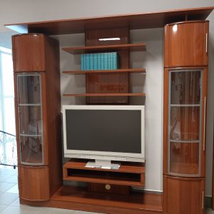 Набор мебели для гостиной Новелла-65 орех/глянец (019.303.00+019.303.01+019.304.00)