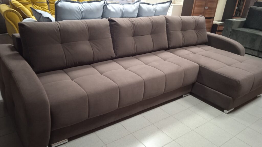 Диван "Либерти" 2л.*3д. тик-так* оттоманка- 3 кат.,набивные подушки