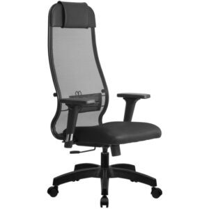 Кресло Метта комплект 18/2D (черный) + основание 17831