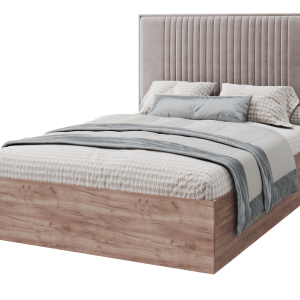 Кровать Тоскана без основания (Дуб табачный/бисквит)