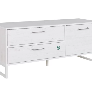 Тумба ТВ Виртон №1 закрытая (Винтерберг/Белый)