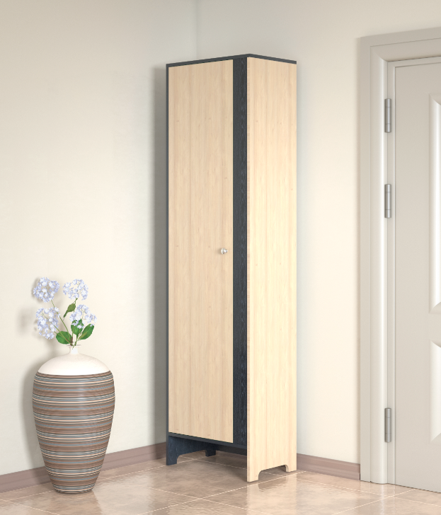 Шкаф Гретта №3 (Дуб Сонома/Ясень Чёрный)