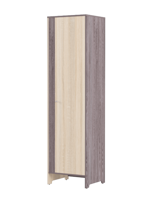 Шкаф Гретта №3 (Дуб Сонома/Ясень Чёрный)