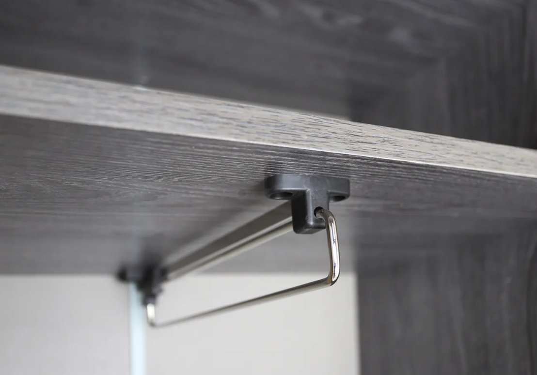 Шкаф Гретта №3 (Дуб Сонома/Ясень Чёрный)