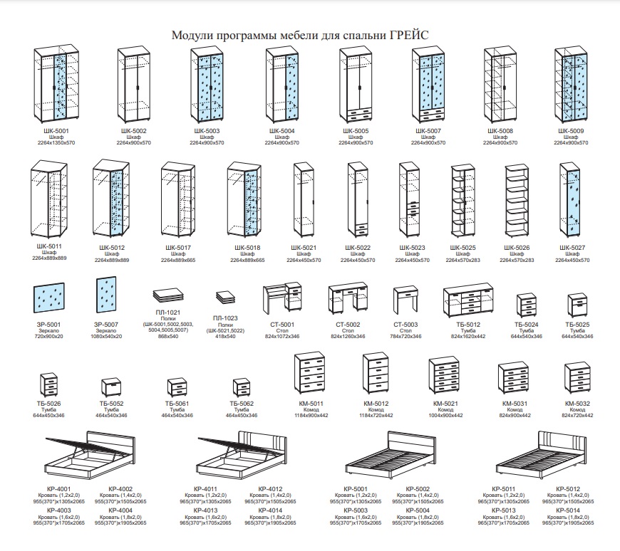 Комод КМ-5012 Грейс