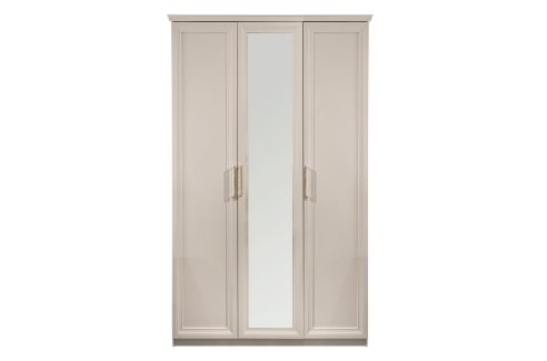 Шкаф Мокко Люкс 3-дверный с зеркалом