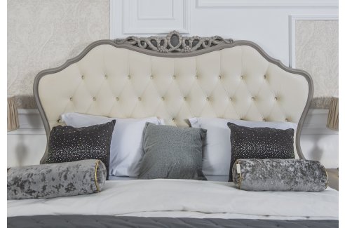 Кровать Мокко Люкс с мягким изголовьем