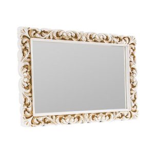 Зеркало рамочное Натали (Белый глянец)