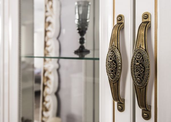 Гостиная Натали 2+ТВ+2 (Белый глянец)