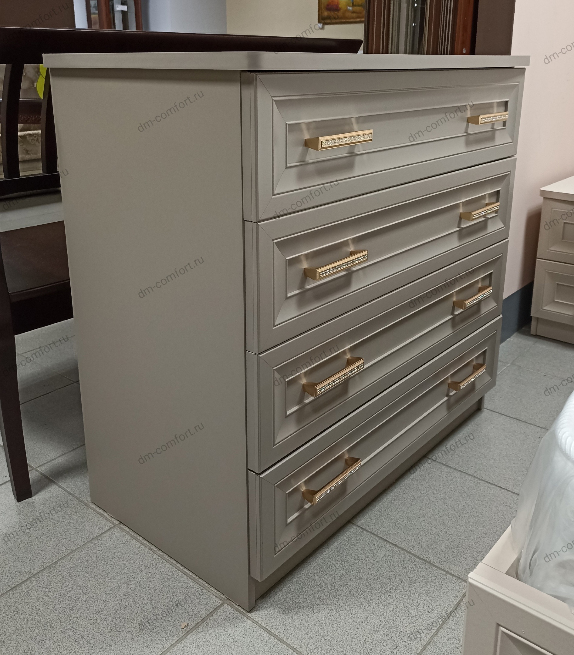 Комод Мокко Люкс 4 ящика