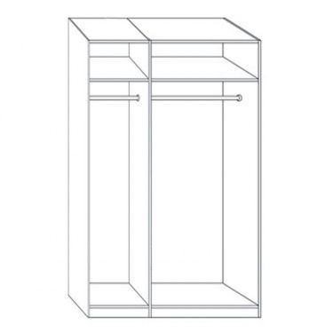 Шкаф Афина 3-х дверный с зеркалом