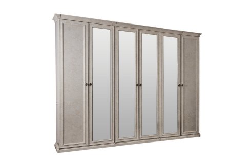 Шкаф Афина 6-дверный с зеркалом