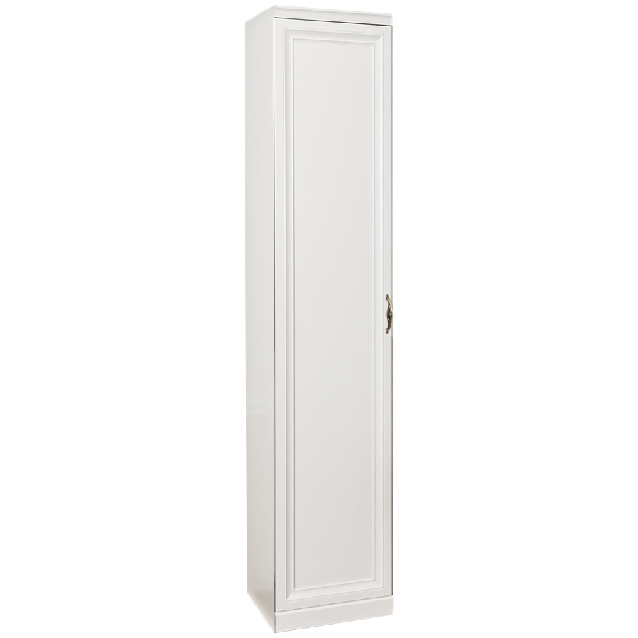 Шкаф секция 1-дверная Натали (Белый глянец)