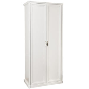 Шкаф 2-х дверный Натали (Белый глянец)