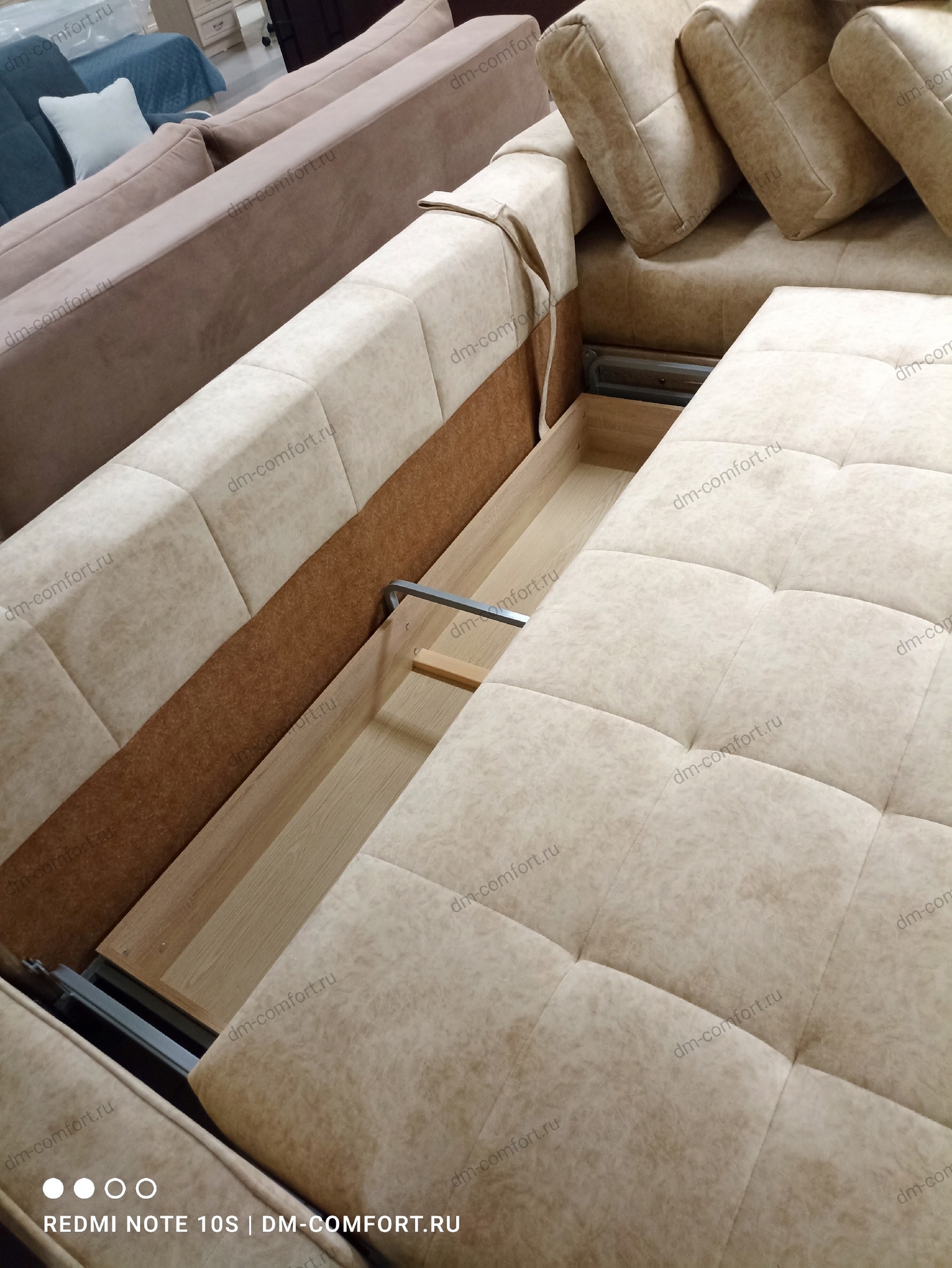 Диван угловой Женева 4 НПБ (2 категория, Wool 02)