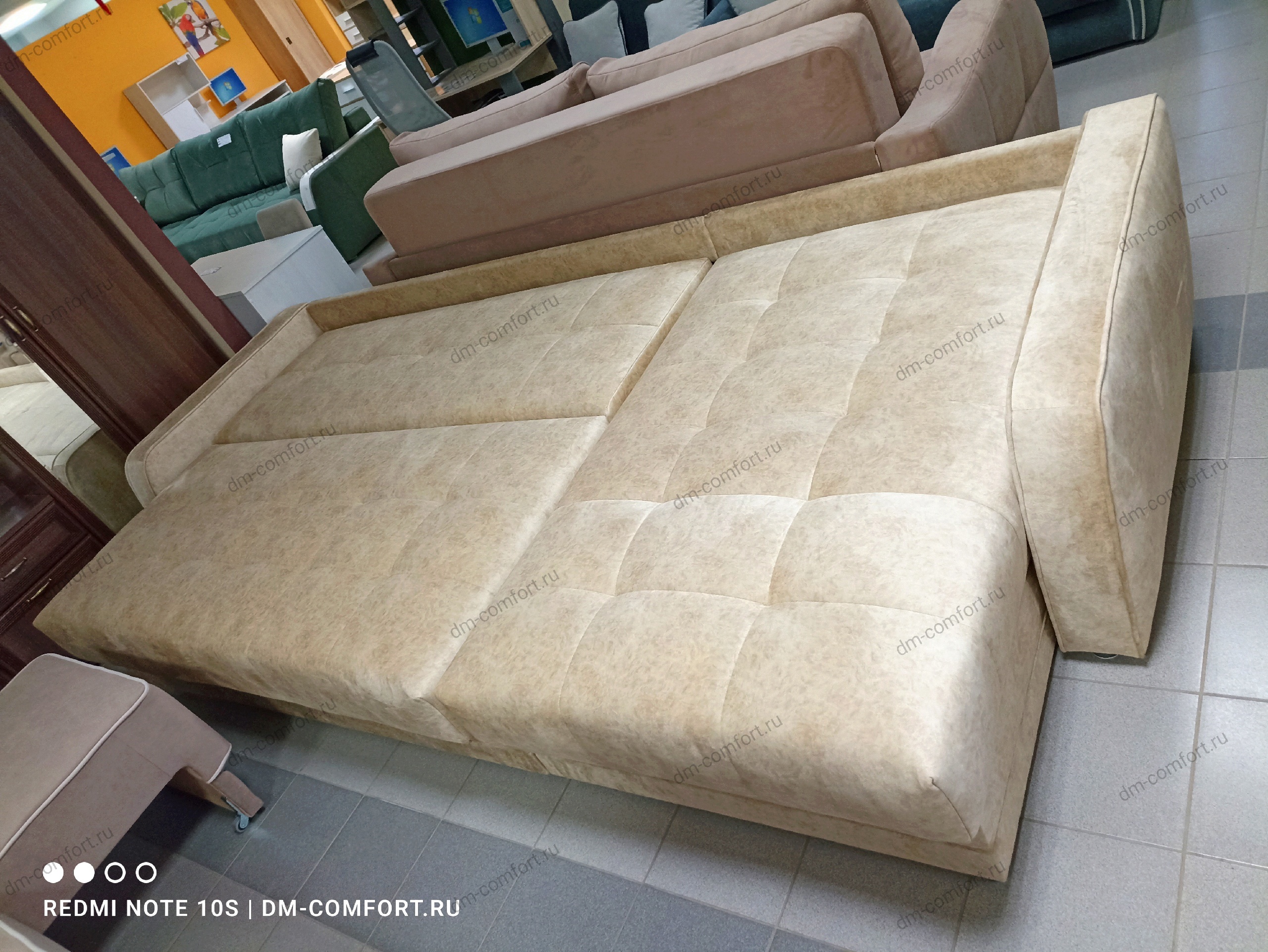 Диван угловой Женева 4 НПБ (2 категория, Wool 02)