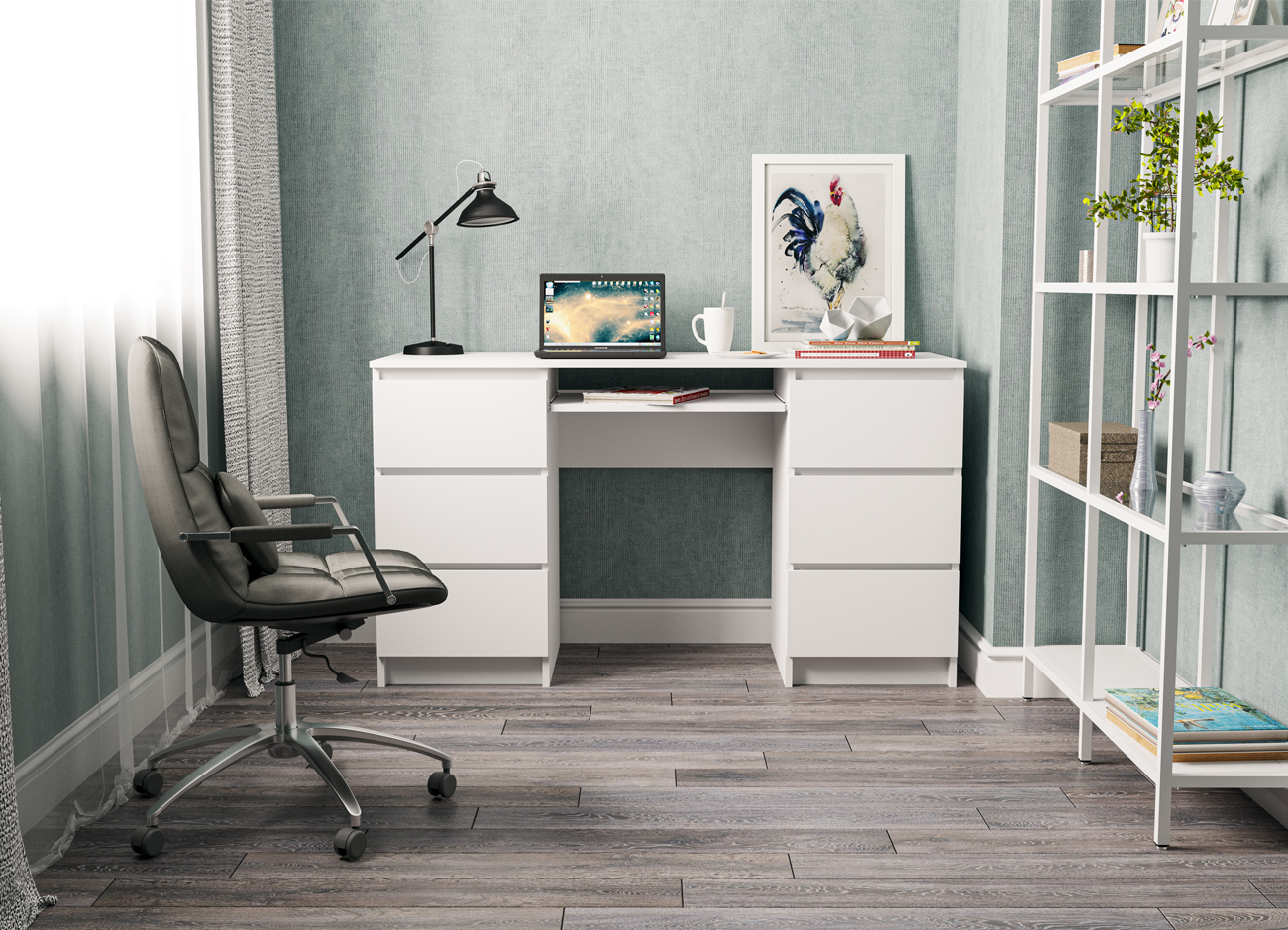 Стол Мори МС-2 (Белый)