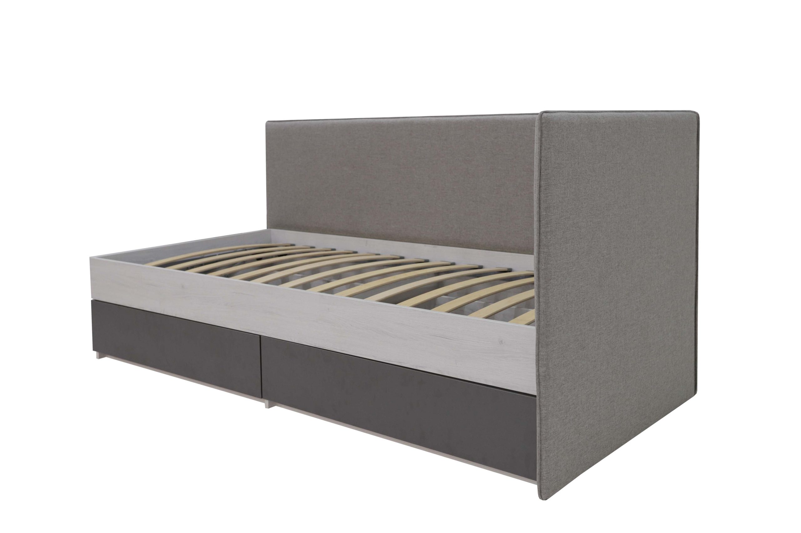 Кровать Нильс-3 с ортопедом 900 (Дуб Эльза/Серый)