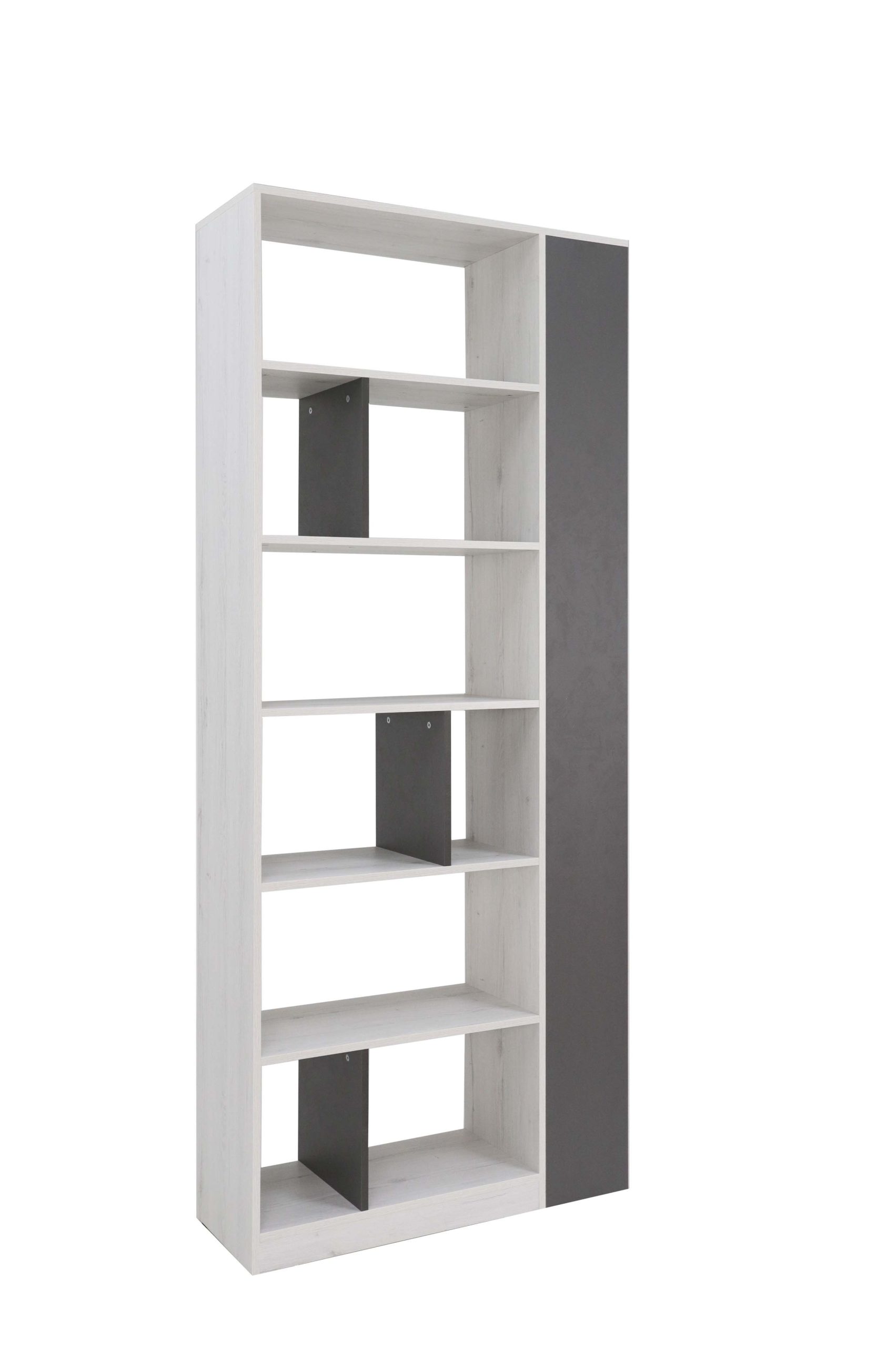 Стеллаж Нильс-4 (Дуб Эльза/Серый)