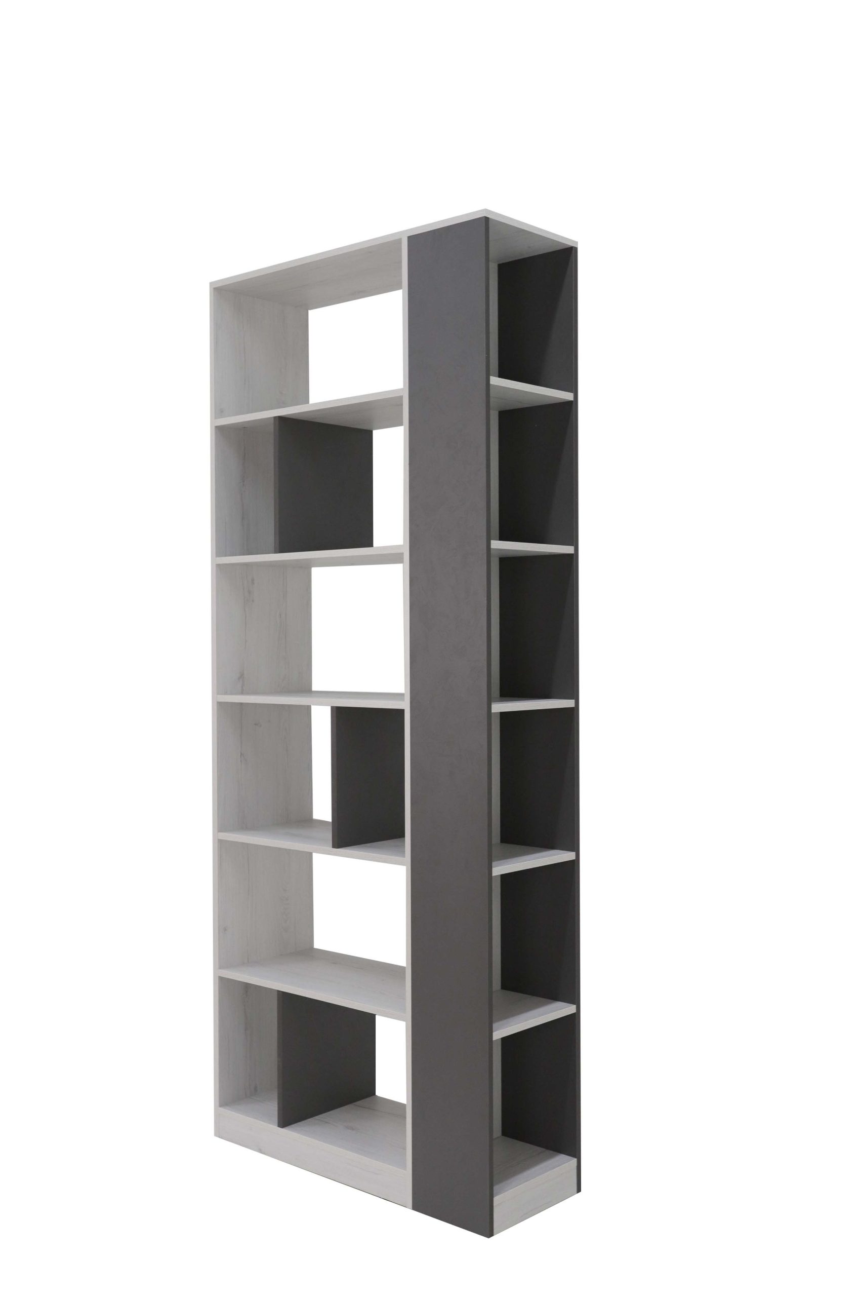 Стеллаж Нильс-4 (Дуб Эльза/Серый)