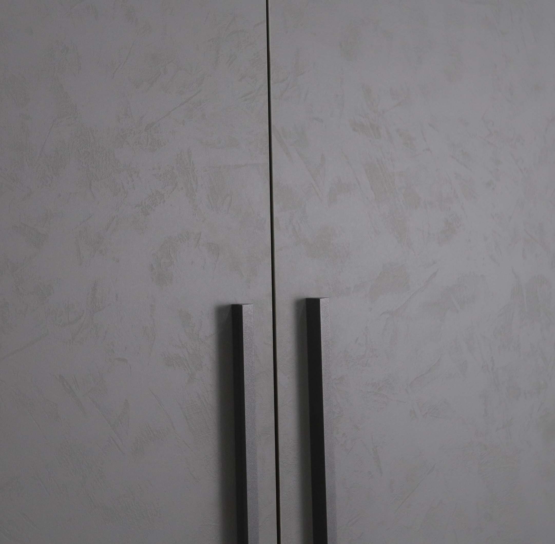 Шкаф Нильс-2 (Дуб Эльза/Серый)