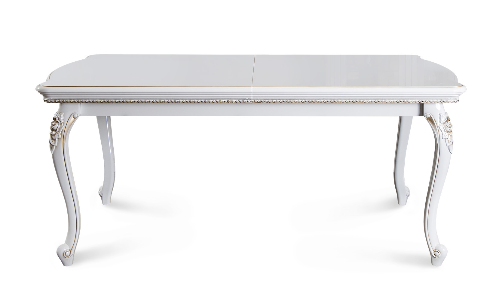 Стол обеденный Натали прямоугольный (Белый глянец)