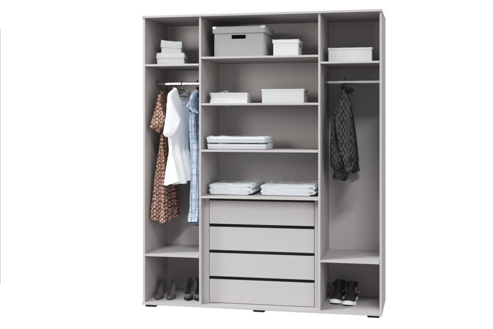 Шкаф 4-дверный Кашемир (Кашемир/Сантьяго)