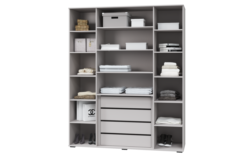 Шкаф 4-дверный Кашемир (Кашемир/Сантьяго)