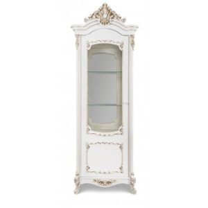 Витрина Флоренция 1-ств. (Белый глянец)
