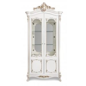 Витрина Флоренция 2-ств. (Белый глянец)