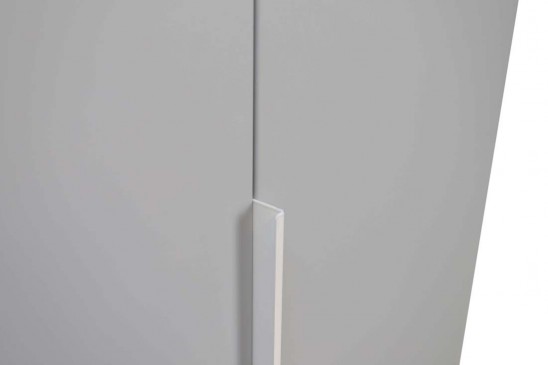 Шкаф 2дв. Урбан-21 (Белый Шелк, Лайт Грей Софт)