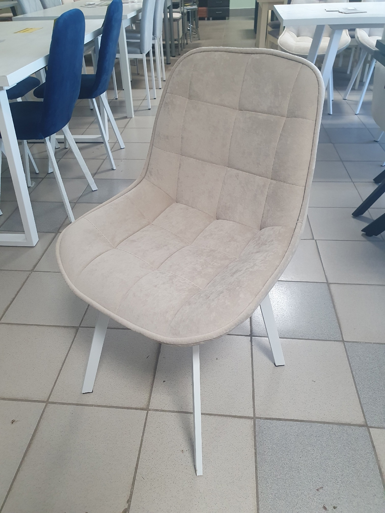 Стул Квадро Luxe (Sensey moonlight/Белый)