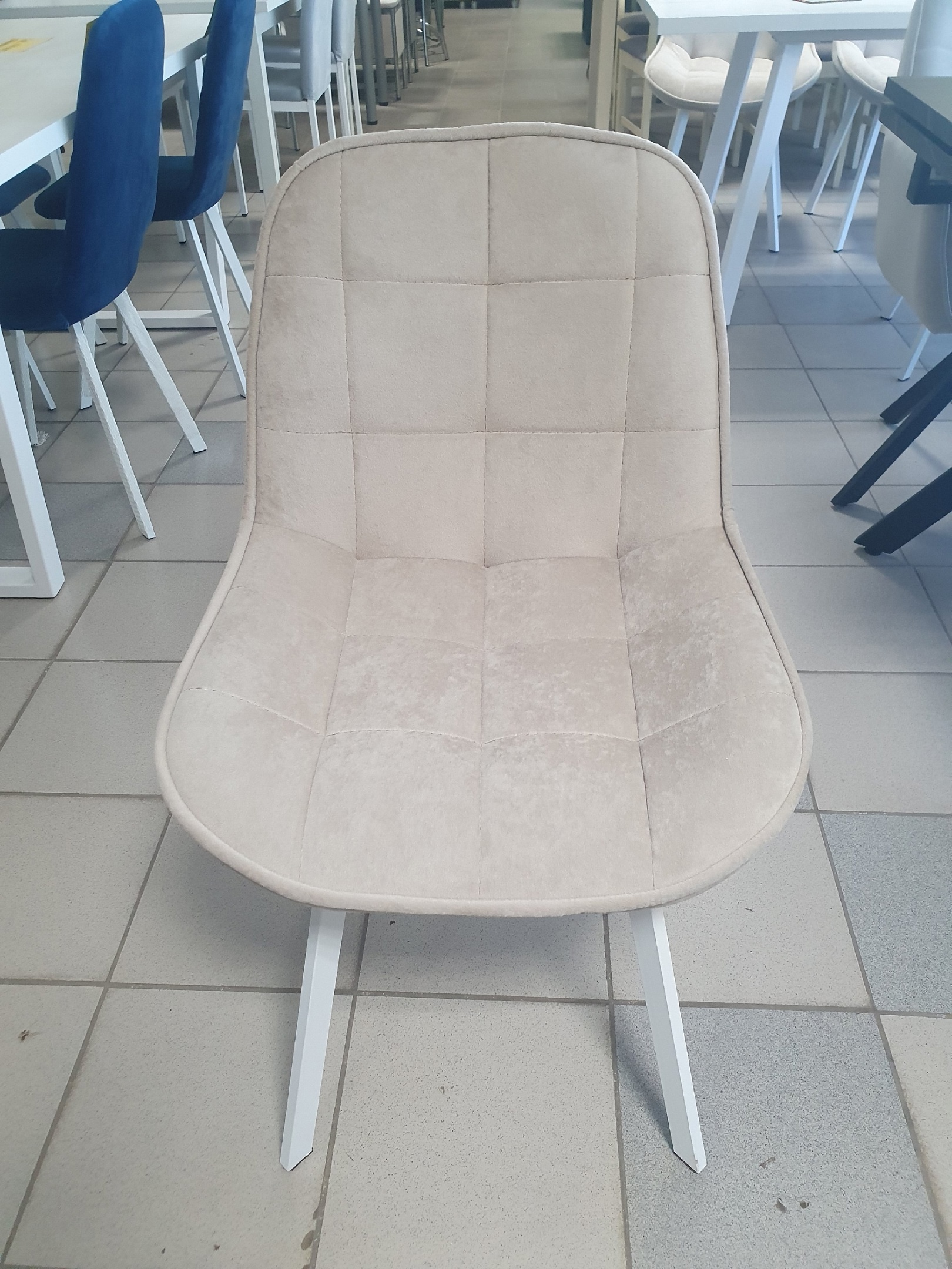 Стул Квадро Luxe (Sensey moonlight/Белый)