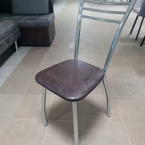 Стул Трио Лайт (Шоколад крокодил, хром)