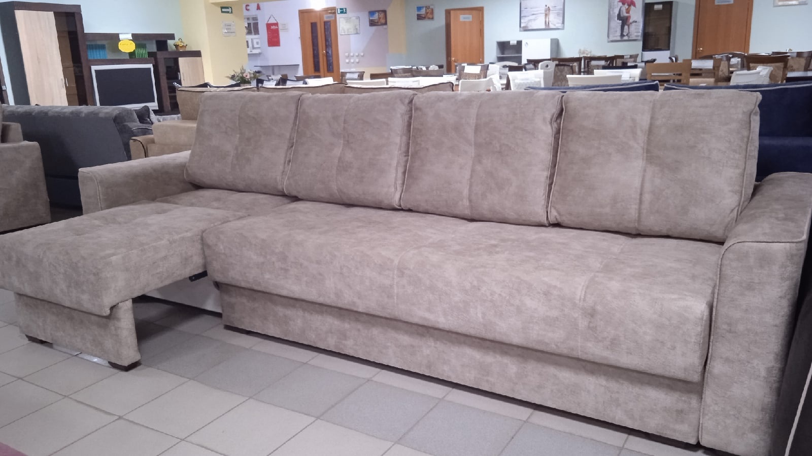 Диван Милан Д3/Д1 НПБ 2В 2 категория (Elza 2, Elza 18)