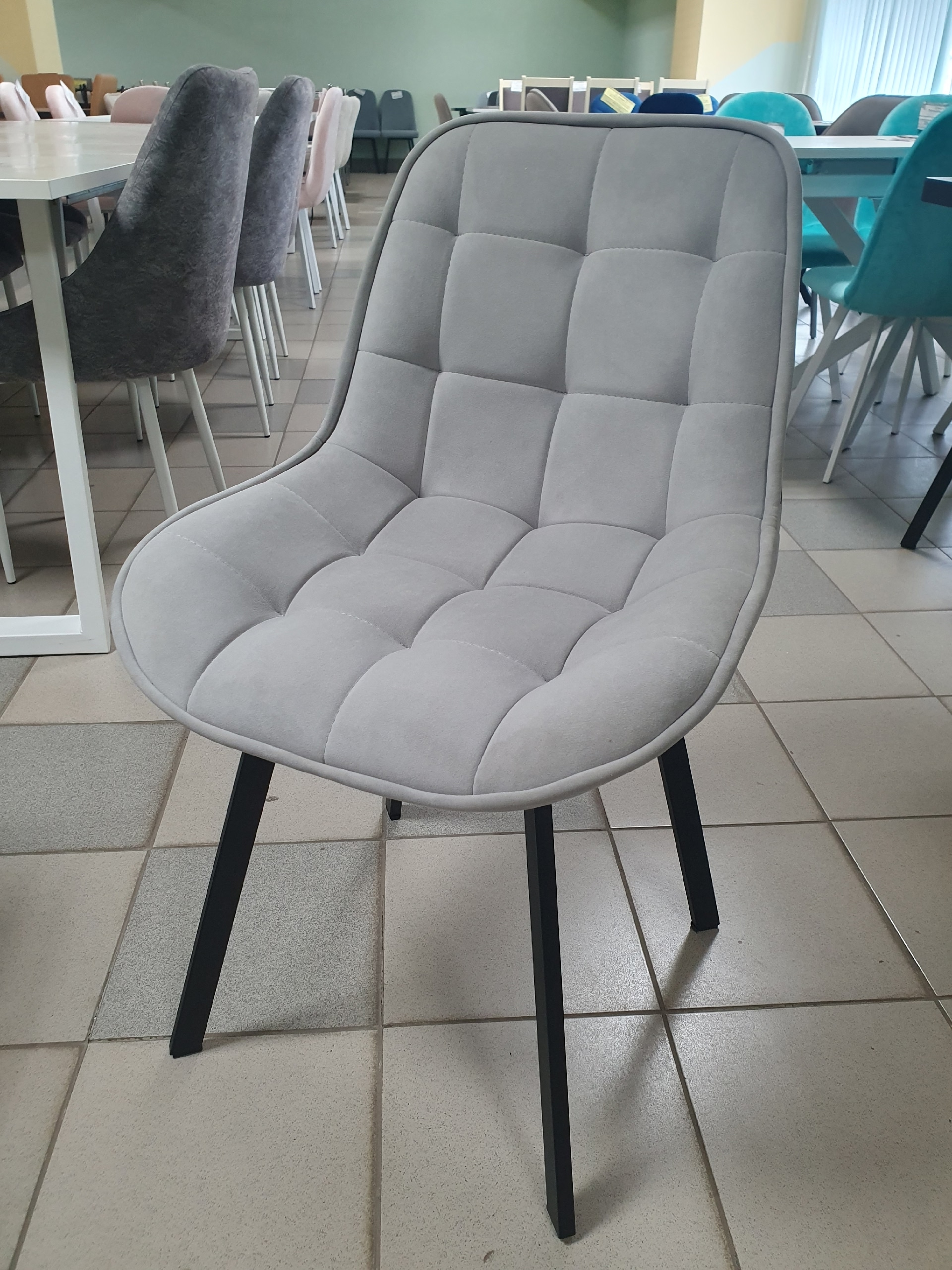 Стул Квадро Luxe (Brendy Silver/Черный)