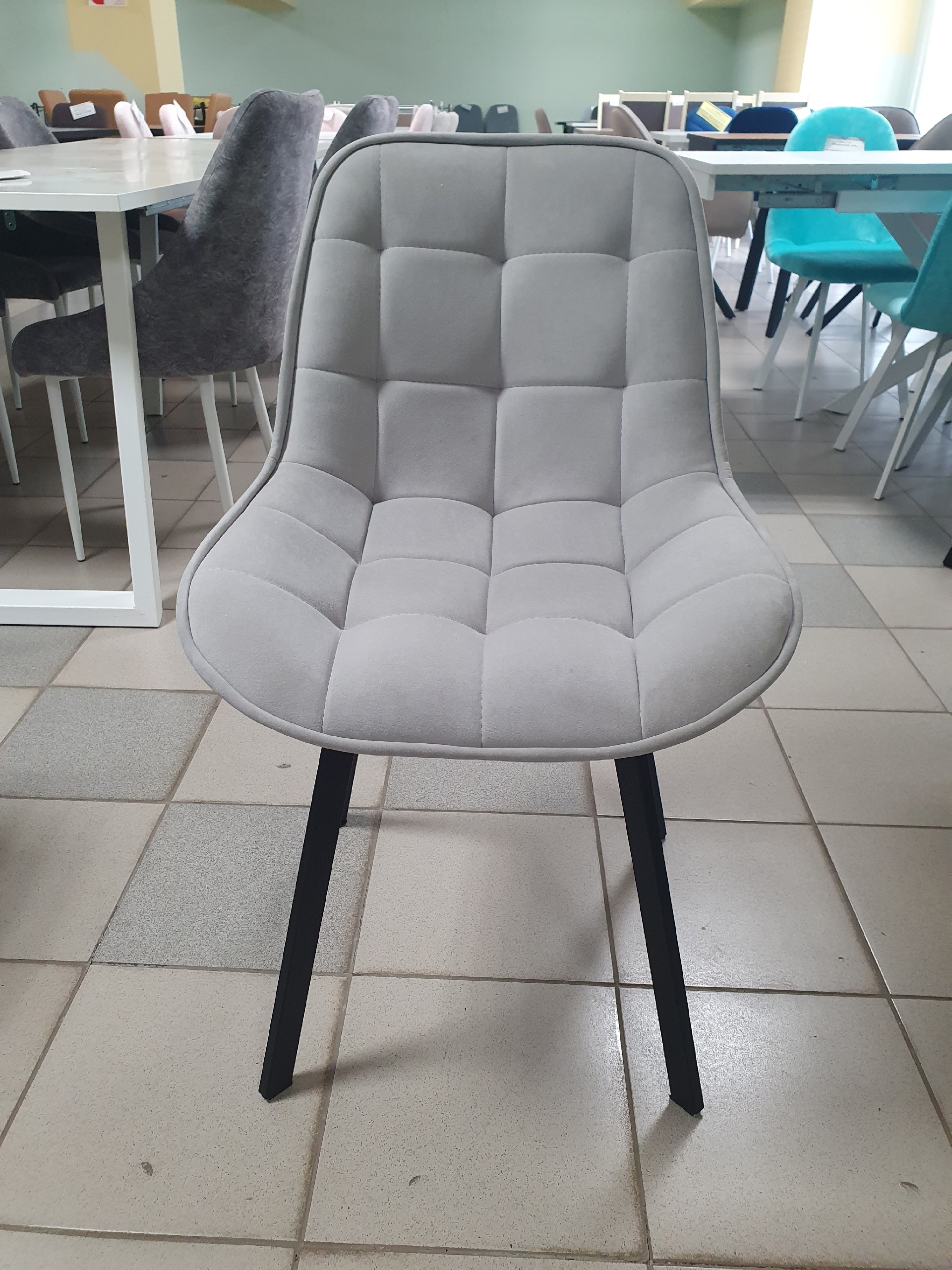 Стул Квадро Luxe (Brendy Silver/Черный)