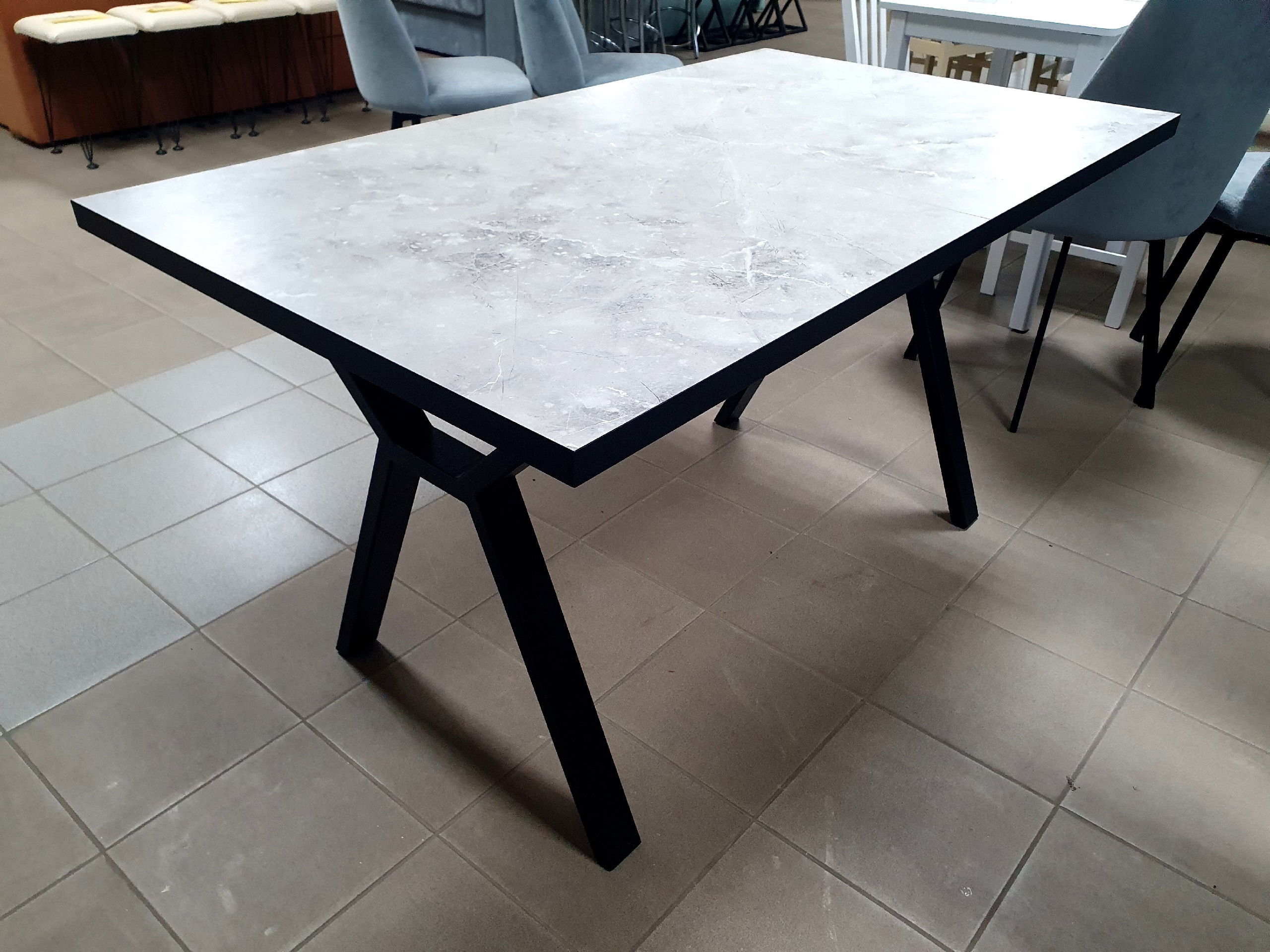 Стол раздвижной Прайд-L (Венис/Черный)